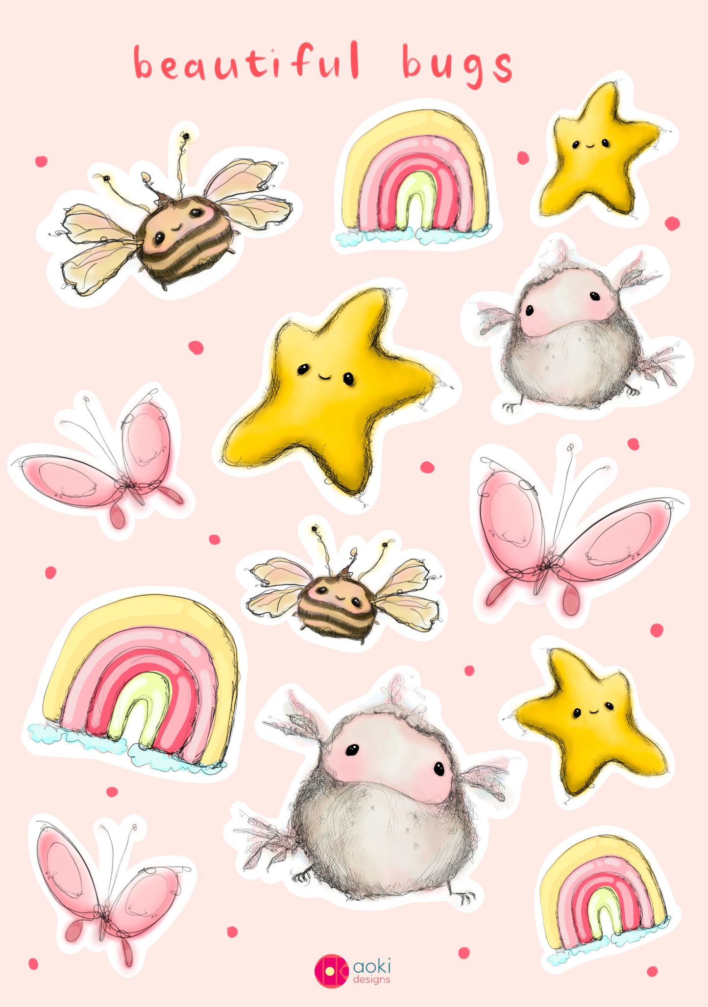 Sticker Sheet - A5