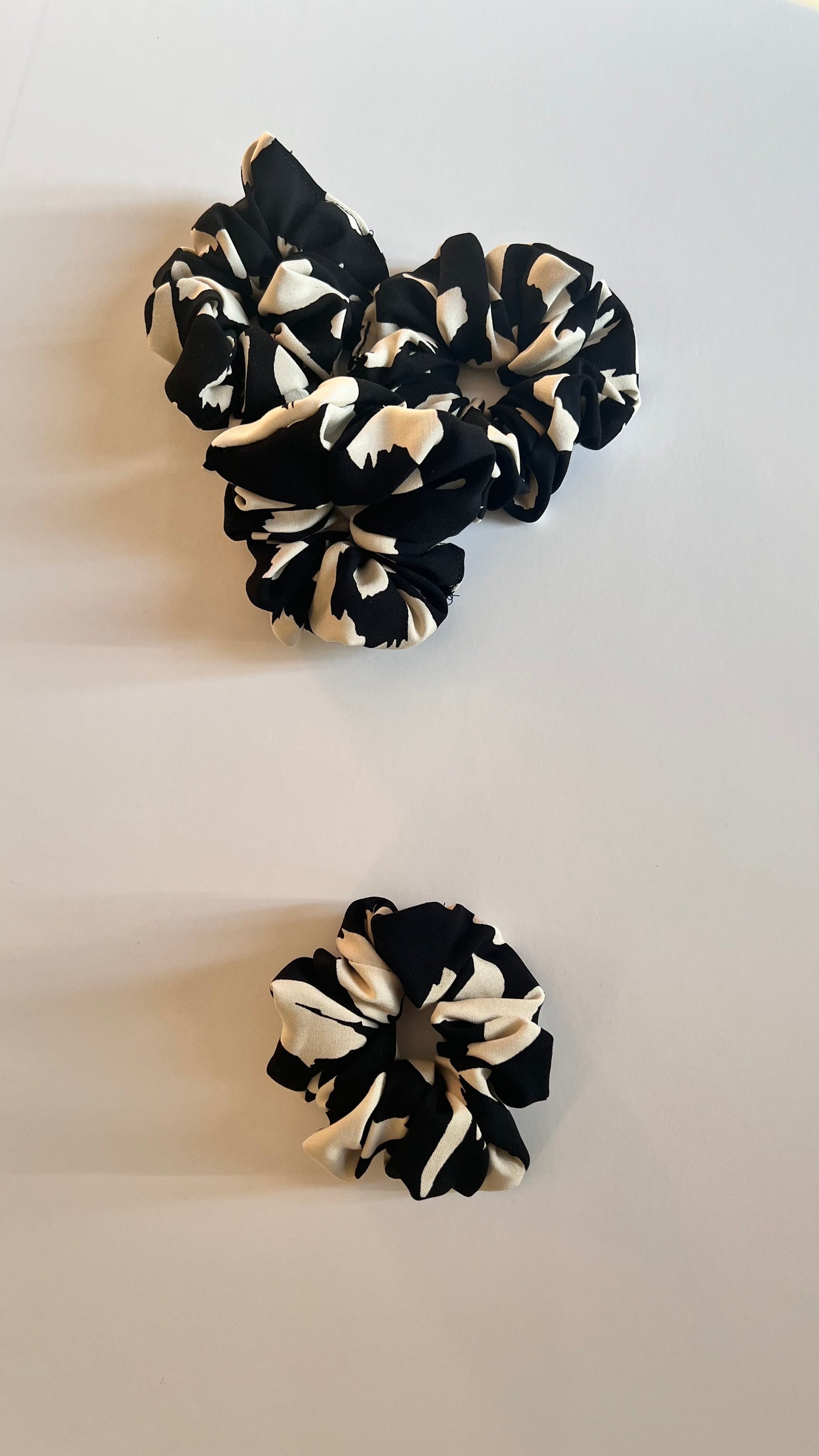 Floral Black Beige Cotton