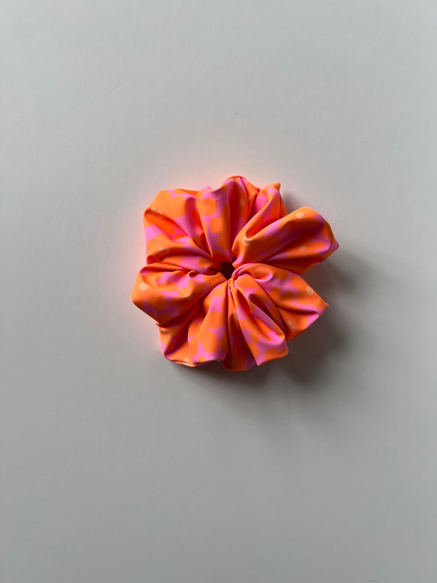 Floral Pink Orange Lycra