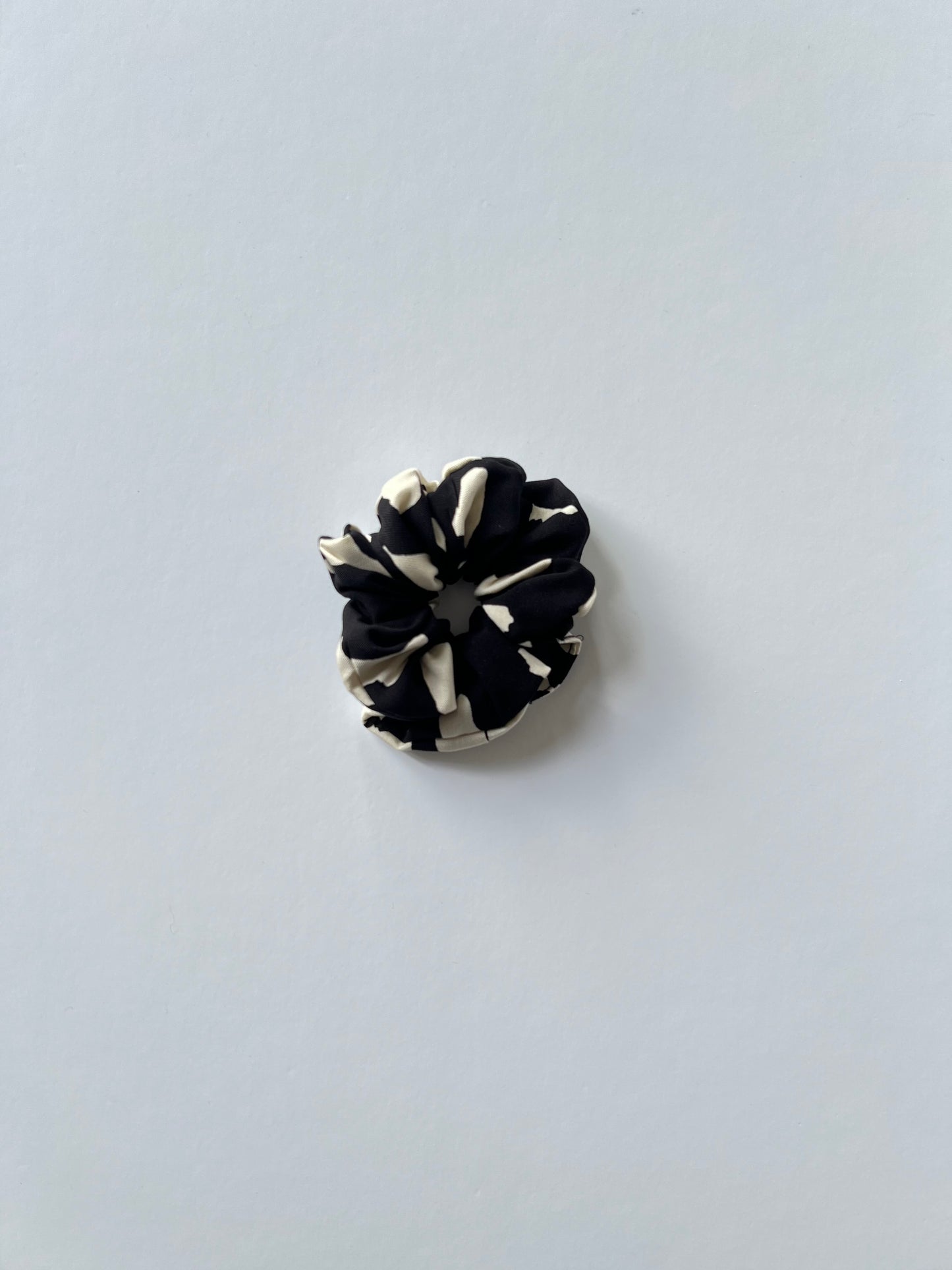 Floral Black Beige Cotton
