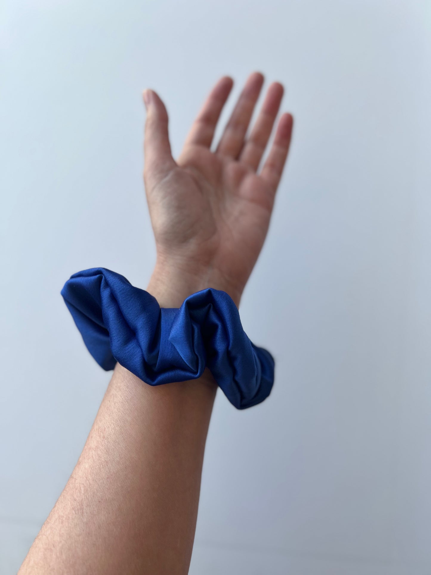 Navy Blue Satin