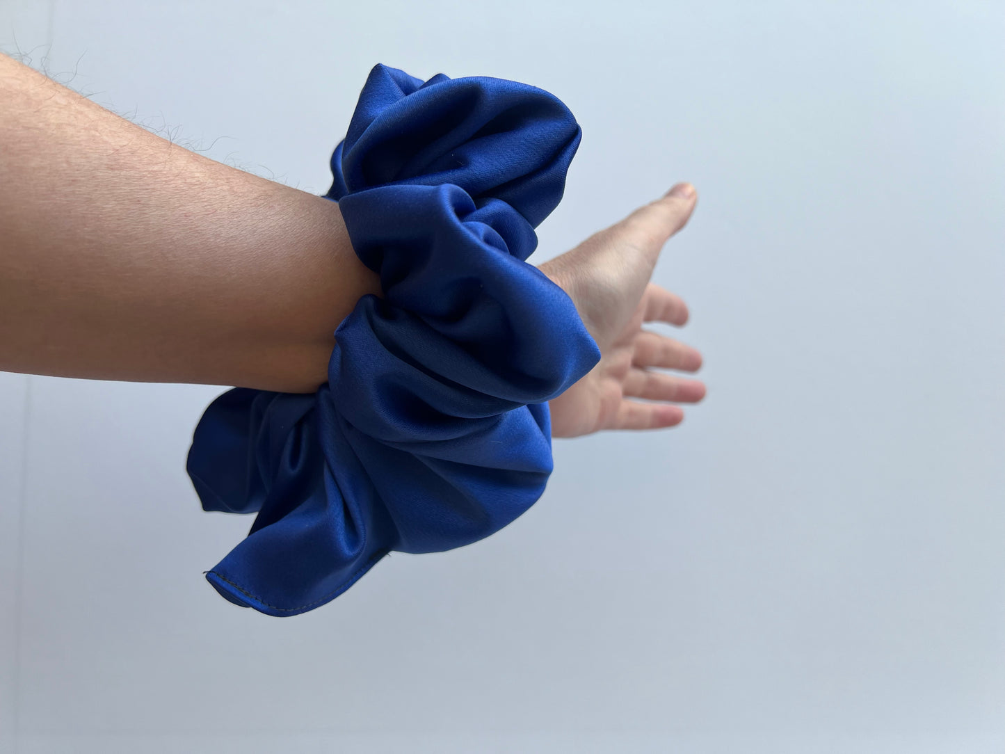 Navy Blue Satin