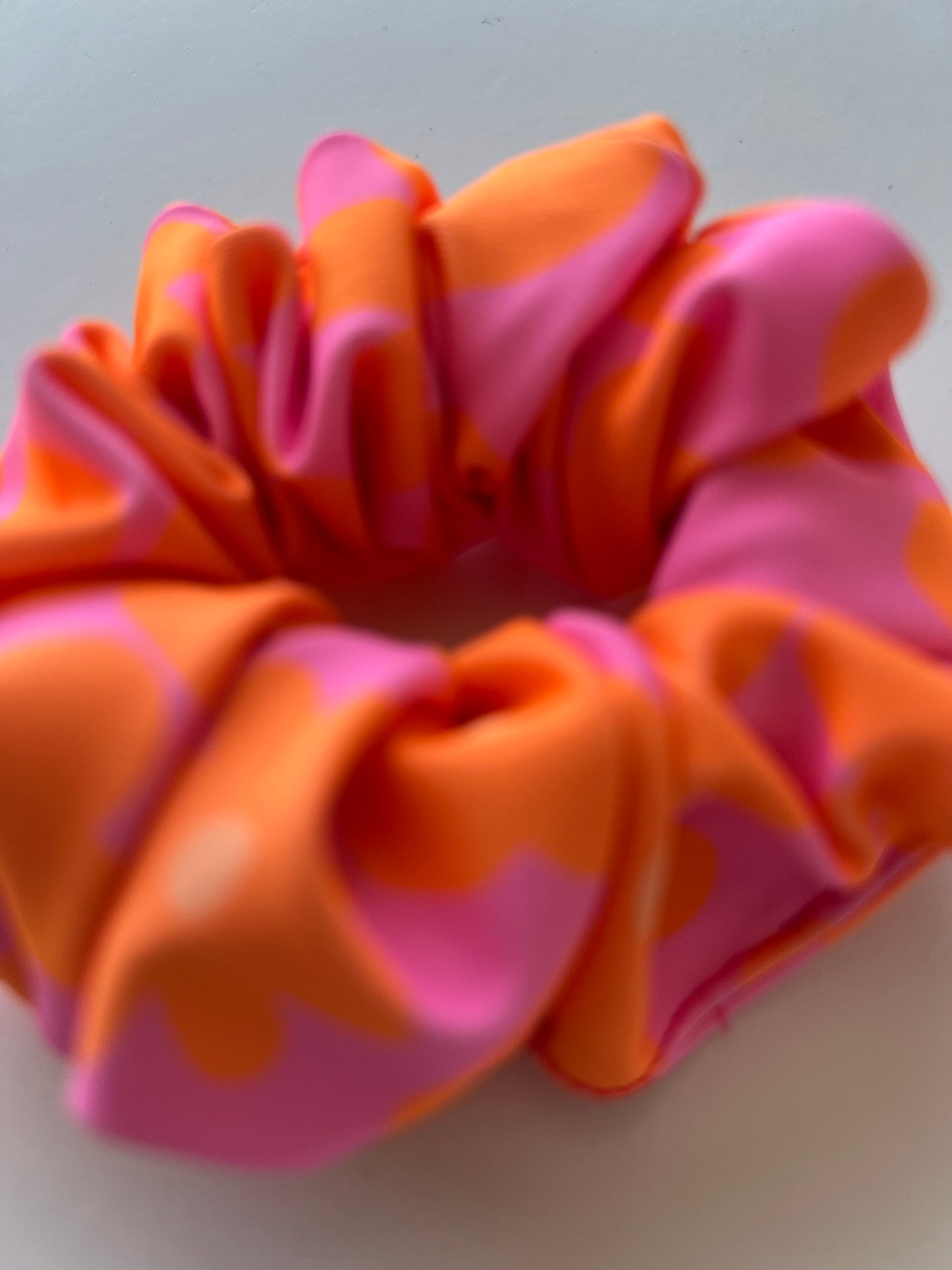 Floral Pink Orange Lycra