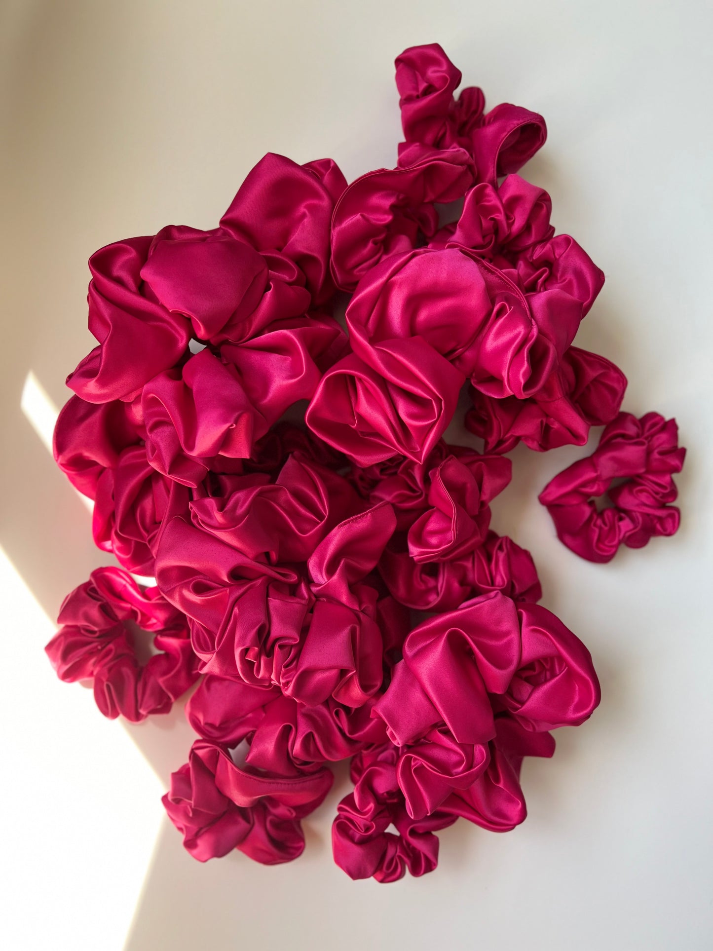 Cerise Pink Satin