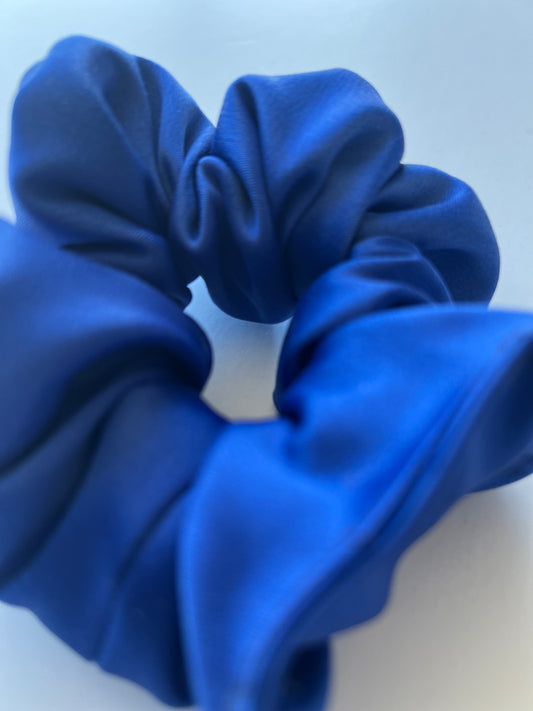 Navy Blue Satin